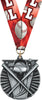 Baseball Victory Medal- Silver [MVM2-BS-S]