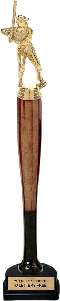 Baseball Bat Column Trophy [TBAT16-Bat-10in]