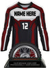 Motocross Jersey Colorix-T Acrylic Trophy - Maroon [TACR7-JSY-MOTOX-MRN-Q]
