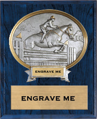 Equestrian Sport Legend Oval Plaque - Female [P10SLO8-EQF]