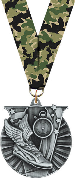 Track Victory Medal- Silver [MVM2-TK-S]
