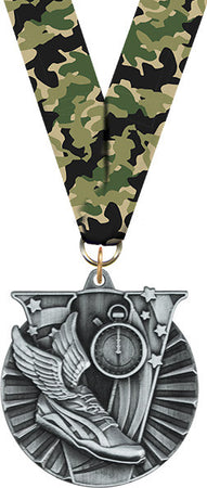 Track Victory Medal- Silver [MVM2-TK-S]