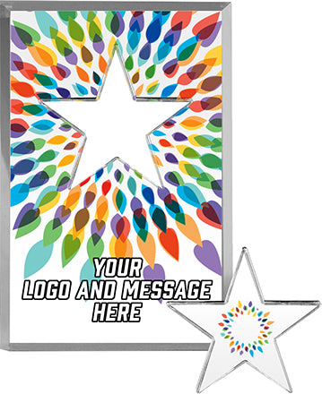 Custom Removable Star Acrylic Award [ARESTR46-FC]