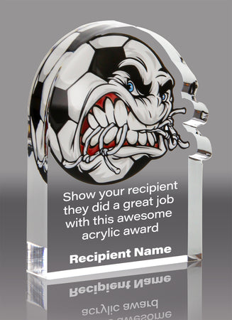 Soccer Krunch Acrylic Award- 5x6 inch [AKRCH-SC-56-Q]