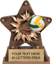 Volleyball Star Burst Resin [RSTRB-VB]