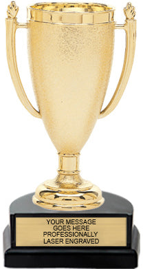 Gold Plastic Open Top Cup [TCP07]