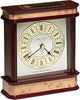 High Gloss Mahogany and Burl Finished Clock [TDC914]