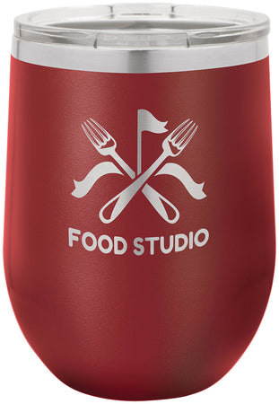 Polar Camel Vacuum Insulated Stemless Wine Glass - Maroon [SWGJ8-MRN]