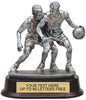 Basketball Double Pewter Finish Resin Trophy [SGRDBSK]