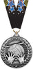 Volleyball Dimensional Medal- Silver [MSW2-VB-S]