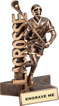 Lacrosse Billboard Resin Trophies [Male]