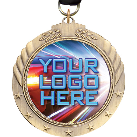 2.75 inch 7 Star Custom Insert Medal [MXM692]