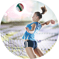 Volleyball - Female Lightning Insert [TD-4160]