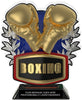Metallic Boxing Colorix-T Acrylic Trophy- 8.25 inch [TACR8-BX2-Q]