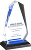Multi-faceted Arrow Head Acrylic Award [AAH8-BLU]