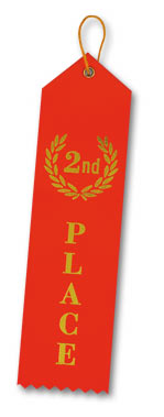 2nd Place Stock Ribbon [R203-2nd]