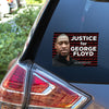 JUSTICE for GEORGE FLOYD Vinyl Sticker - 6 x 4.5 inch [STK-BLM-GF]