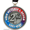 Custom 3 inch Eclipse Insert Medal - 2nd Place [MXEL1-2ND]