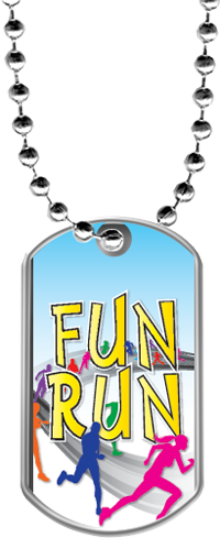 Fun Run Dog Tags [DTLAM2-FNRN]