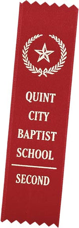 Custom Ribbon with Top & Bottom Pinked [RC16PNKD]