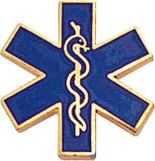 Star of Life Enameled Pin [PCM-MED-89]