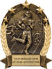 Football Gold Star Resin Trophy [GSOR6-FB]