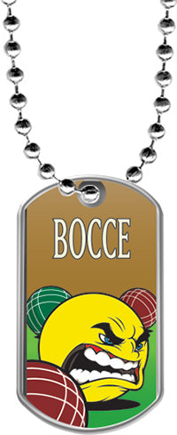 Bocce Dog Tags [DTLAM2-LWNBW]