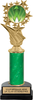 Color Insert Trophy w/ Column on Marble Tone Base [THSi12-C96]