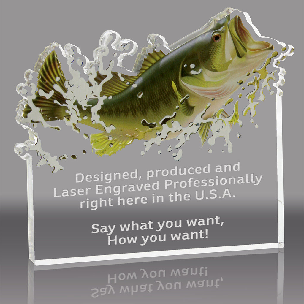 Bass Fishing Acrylic Awards