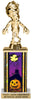 Halloween Haunted House Rectangle Column Trophy [TSQ10STK-HH]