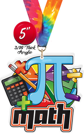 Math Colorix-M Acrylic Medal [MACR5-KN-MT-Q]