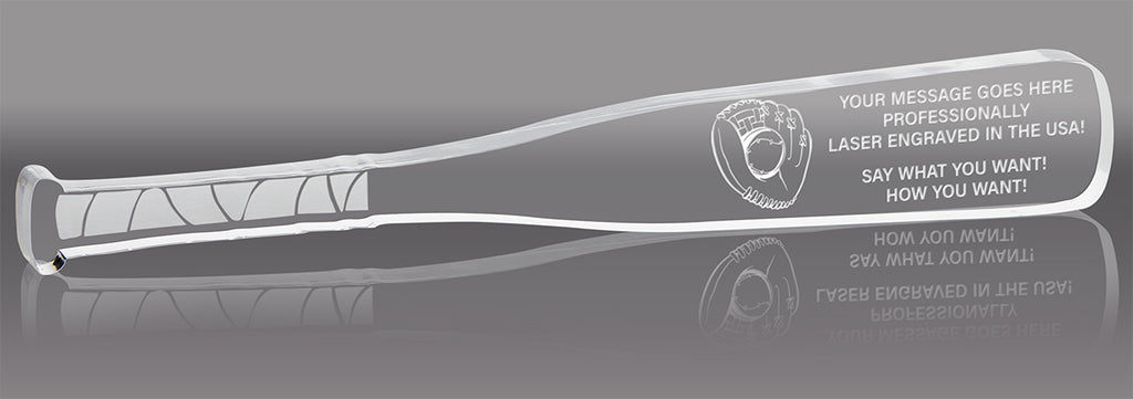 Acrylic Baseball Bat Award - 18 inch [ABAT-BS-18-Q]