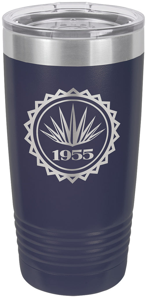 Polar Camel 20 oz. Ringneck Navy Blue Vacuum Insulated Tumbler w/Clear Lid [TVIJ211]
