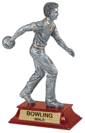 Bowling Signature Series Resin Trophy - Male [SSR6-BW]