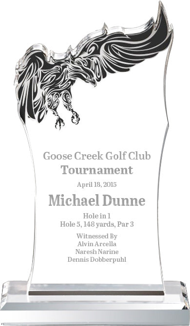 Tribal Eagle Acrylic Award [ATREG9]