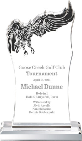 Tribal Eagle Acrylic Award [ATREG9]