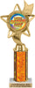 Banner Star Custom Insert Trophy w/ Column - 10.5 inch [TXi10-J27]