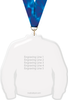 Ugly Xmas Sweater Run Colorix-M Acrylic Medal [MACR5-UGRUN-Q]