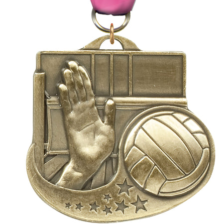 Volleyball Star Blast Medal [MSB2-VB]