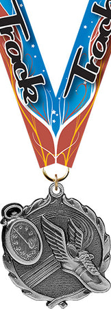 Track Wreath Medal- Silver [MP18-TK-S]