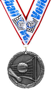 Volleyball M2CX Medal- Silver [M2CX-VB-S]