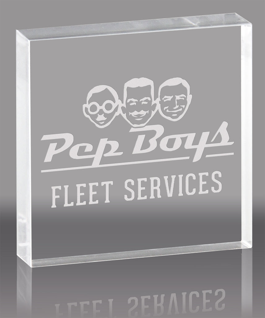 Acrylic Logo Block- 3.5 x 3.5 inch [ALB-35X35-Q]