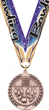 Bowling Medal- Bronze [M201-BW-B]