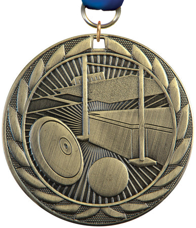 2" Track & Field FE Iron Medal [MCFE-TKFLD]