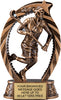 Lacrosse Female Star Flame Resin Trophy [RSF7-LCF]