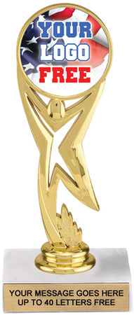 Custom Star Victory Color Insert Trophy [TXi-J756]