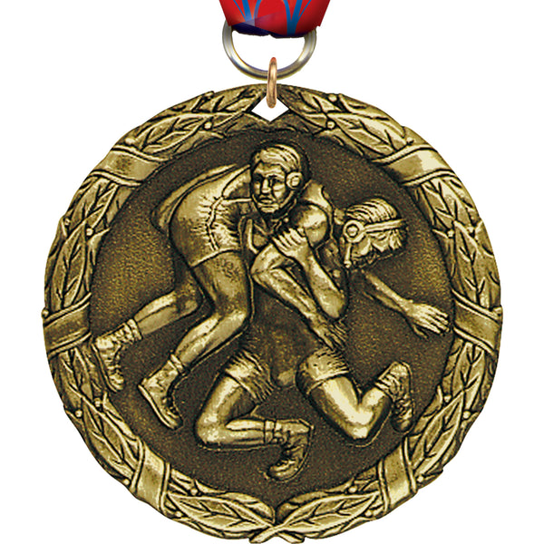 Wrestling M2CX Medal [M2CX-WS] – Trophy Depot