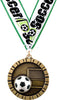 Soccer 3D Rubber Graphic Medal [MRFC2-SC]