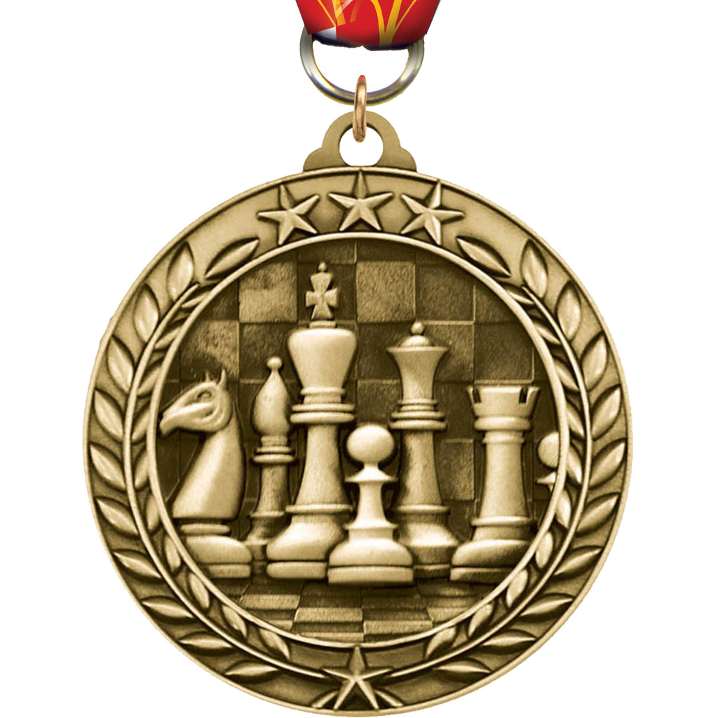 Chess 1.75 inch Dimensional Medal [MSW1-CS]